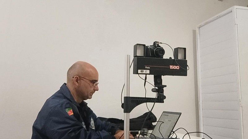 A foto mostra o atendimento no pres&iacute;dio de Gravata&iacute;